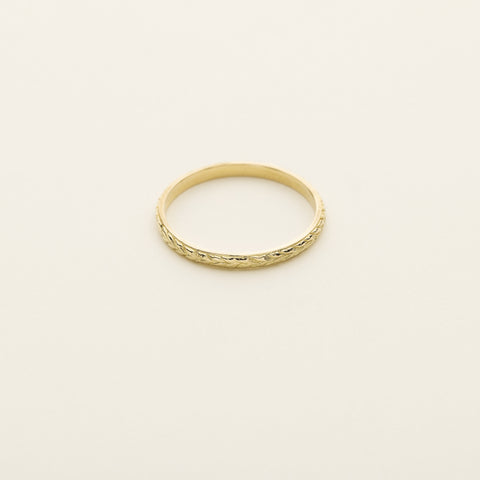 Leaf ring - 18k gold