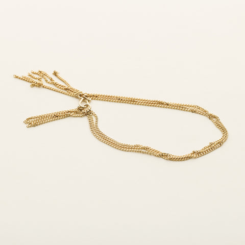 In chain bracelet - gold plated