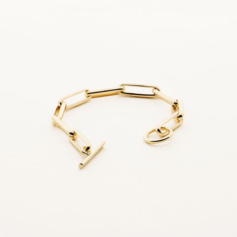 Link bracelet - gold plated