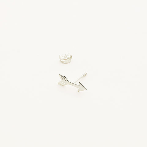 Arrow earring - silver
