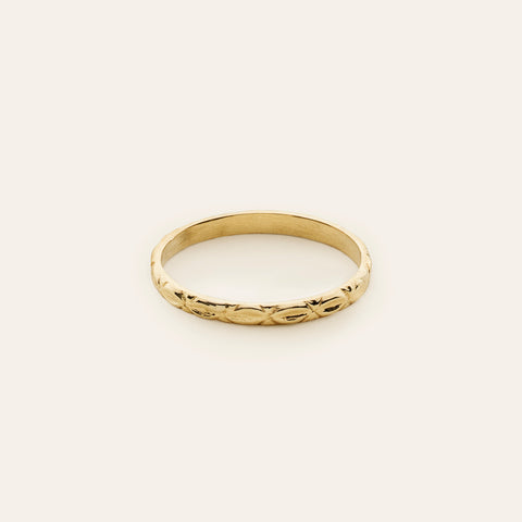 Ornament ring - 18k gold