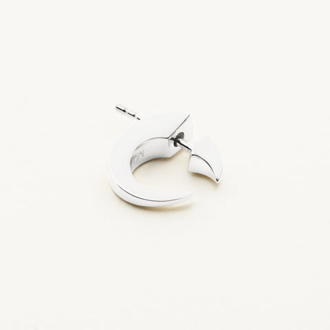 Small claw earring - silver