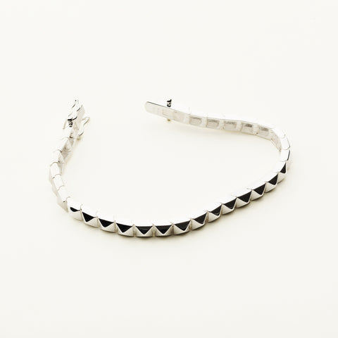 Stud bracelet - silver